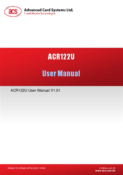 acs acr122u a9|acr122u manual.